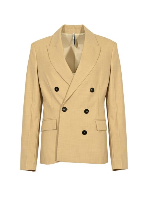 Giacca doppiopetto Farrel in gabardina di lana stretch Liviana Conti | F6SN49W76-1